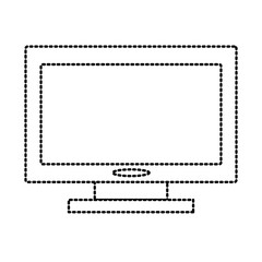 Fototapeta na wymiar Pc screen symbol icon vector illustration graphic design
