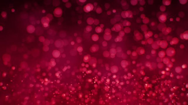 Red animated Bokeh background