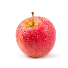 Red apples isolated on a white background