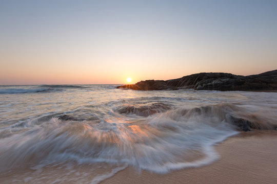 Sunset seascape Sri Lanka