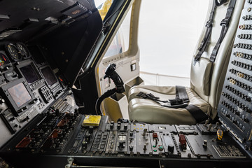 helicopter cockpit