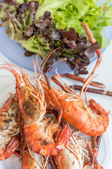 giant prawn grill