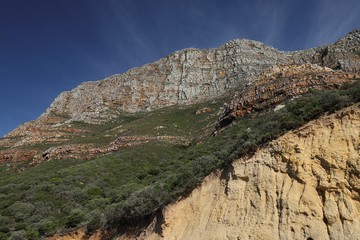 Landscape near the coast at Cape of Good Hope, South Africa