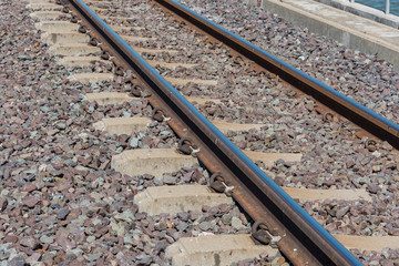 Naklejka premium railway track