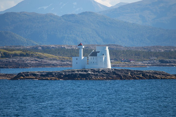 Small lighthouse in western Norway.