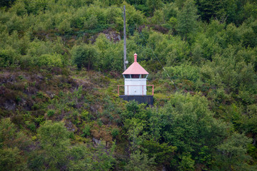 Small lighthouse in western Norway.