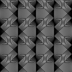 Design seamless monochrome grid pattern