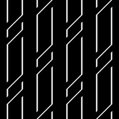 Design seamless monochrome zigzag pattern