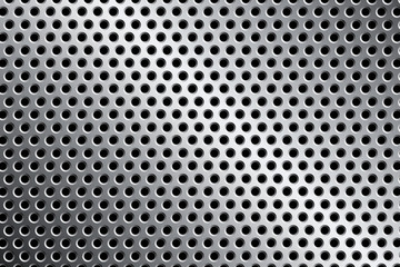Perforated iron background texture. Vector illustration