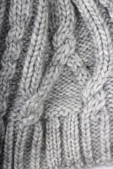 Background and texture of natural brown Sackcloth with Stitches Seam