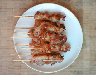 grilled pork or barbecued pork