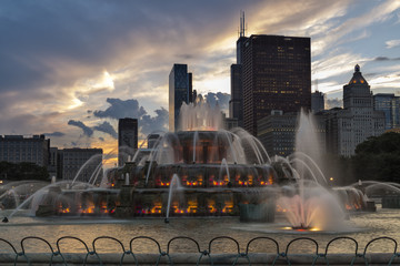 Buckingham Fountain in Chicago