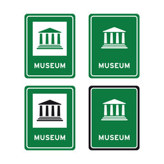 Museum sign set