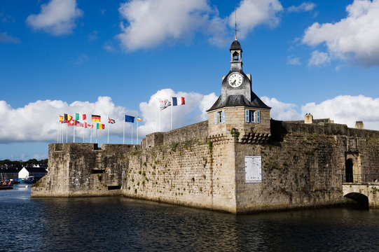 Concarneau, (Breton: Konk Kerne, meaning Bay of Cornwall) Brittany (Bretagne), France