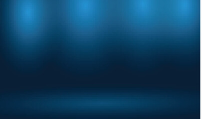 Blue background  Vector eps 10 Light down from above Light top Many lights on top Lighting stage, stage