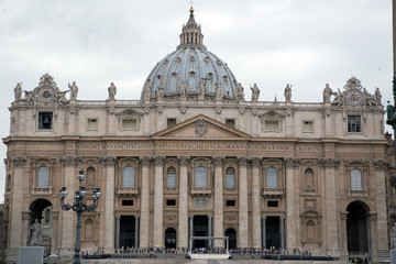 Fototapeta na wymiar St. Peter's Basilica, Vatican, Rome