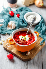 Borsch, beetroot soup
