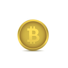 Golden Bitcoin coin