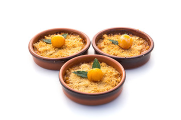 Crumble aux mirabelles