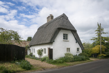 Thatched Cottage in an English Village