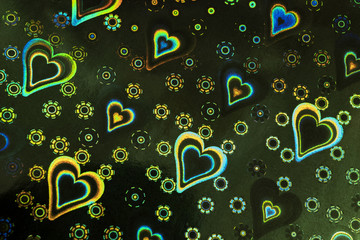 Abstraction. Colorful heart. Valentine's Day.