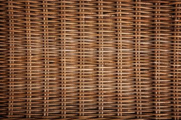 Rattan texture as background