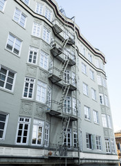 Traditional building architecture at San Francisco, California, CA, USA