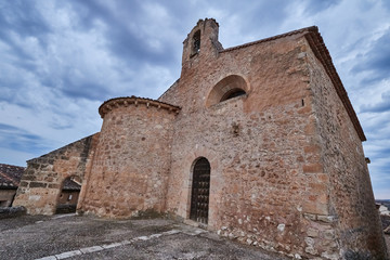 Maderuelo medieval village in Segovia, Spain