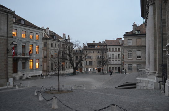 Saint Pierre Cathedral Square - Geneva