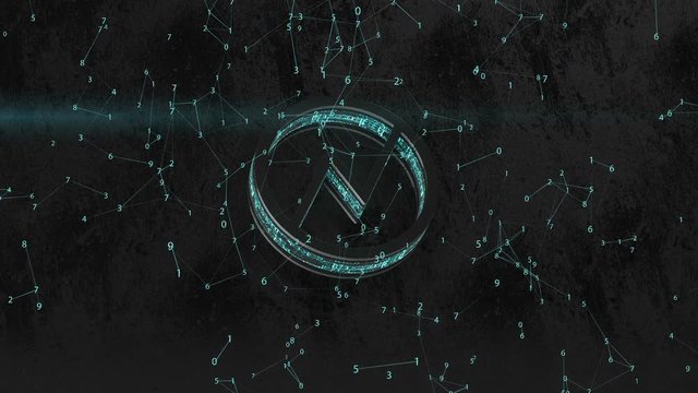 information logo NXT. internal information processes. blockchain