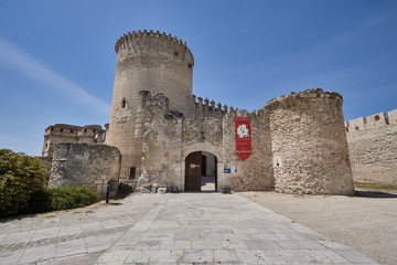 Fototapeta na wymiar Castle of Cuellar in Segovia, Spain