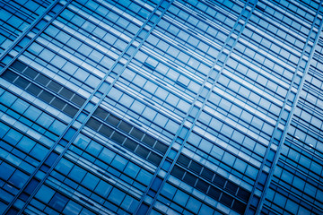 detail shot of modern business buildings in city