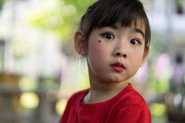 Asian Kids cute little girl