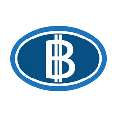 Obraz premium Bitcoin icon design