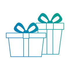 gifts presents isolated icon vector illustration design