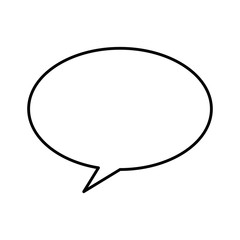 Fototapeta premium speech bubble isolated icon vector illustration design