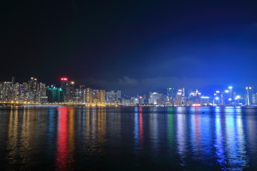 Fototapeta na wymiar 香港島の都市景観