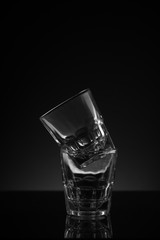 Stacked Glass Shot Glasses