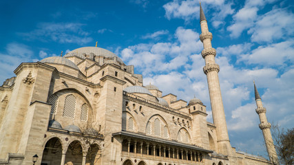 Fototapeta na wymiar Suleyman Mosque in Istanbul