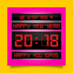 Happy New Year with Background