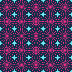 Abstract geometric seamless pattern. Can be used for textile, website background, book cover, packaging.