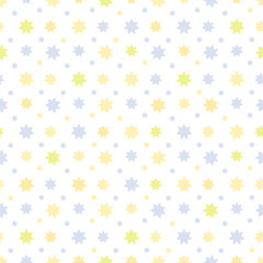Abstract Seamless Pattern with stars. Can be used for textile, website background, book cover, packaging.