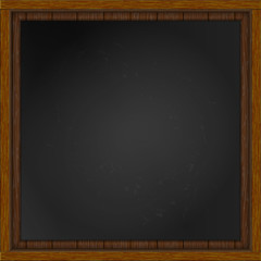 wooden frame with board