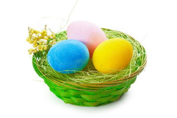 easter colorful eggs