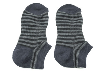 Sock isolated on white background. of file with Clipping Path .
