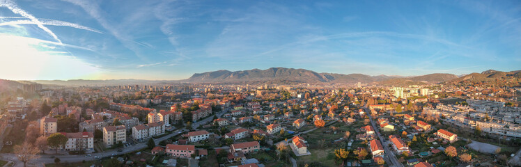 Fototapeta na wymiar The panorama of Terni, Umbria, Italy