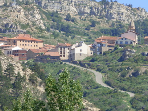 Gúdar Pueblo de Teruel, en la Comunidad Autónoma de Aragón, España