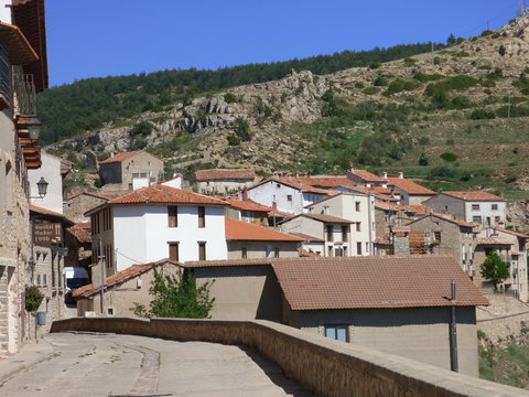 Teruel. Pueblo de Gudar en la Comunidad Autónoma de Aragón, España