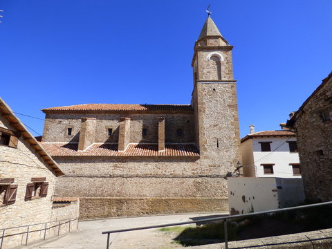 Gúdar Pueblo de Teruel, en la Comunidad Autónoma de Aragón, España