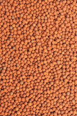 Orange round stone for background